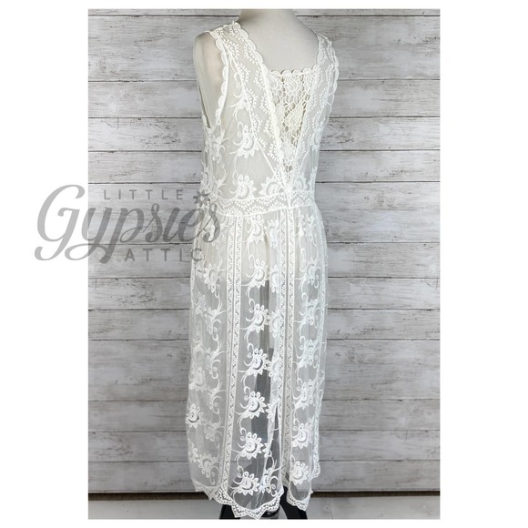 POL Antique Lace Romance Midi Dress - Picture 5 of 12